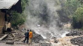 Sumber mata air pancuran 5 yang hingga kini belum ditemukan, pasca Banjir Bandang. (Foto/Google)