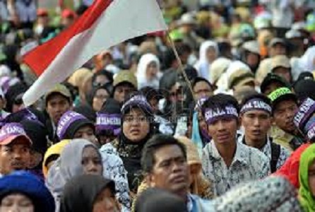 Iustrasi nasib guru honorer
