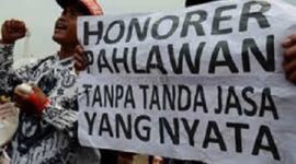 Ilustrasi nasib guru honorer