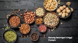 Ilustrasi kacang-kacangan tinggi protein
