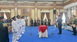 Prosesi pelantikan Lima Kepala Desa PAW lingkup Sungai Penuh