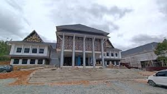 Kantor DPRD Kerinci di Bukit Tengah, doc saat masih pengerjaan.