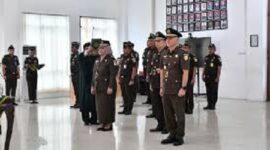 Prosesi pelantikan dua pejabat kejati jambi