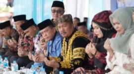 Prosesi kegiatan acara Kenduri SKO desa Siulak 