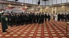Prosesi pelantikan pejabat pemprov Jambi