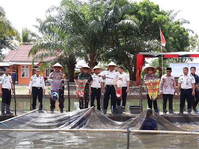 Kegiatan ketahanan pangan, Lapas Sarolangun Panen Raya Kangkung dan Ikan Patin