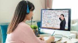 Ilustrasi Bisnis Les Online