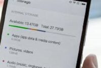 Ilustrasi Memori Hp penuh
