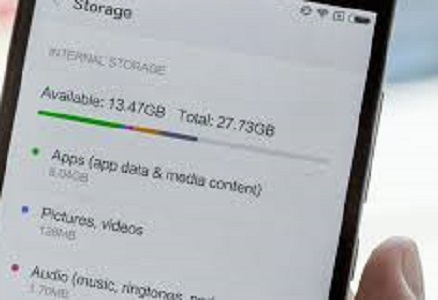 Ilustrasi Memori Hp penuh
