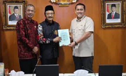 Bupati Merangin M. Syukur dan Bupati Bungo Dedy Putra temui Mensos RI Saifullah Yusuf atau Gus Ipul 