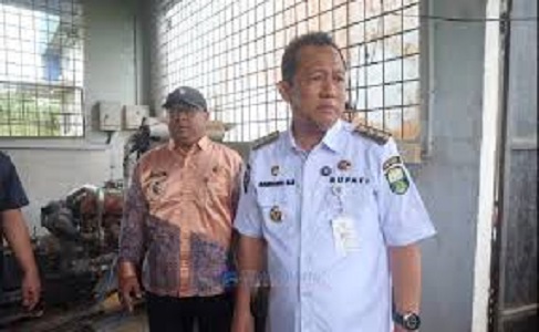 Bupati Muaro Jambi , Bambang Bayu Suseno Tinjau Gedung Cold Storage