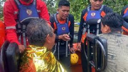 Sempat terombang ambing di laut, dua nelayan Tanjabtim ditemukan selamat