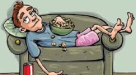 Ilustrasi orang malas