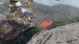 Beredar foto, diduga lokasi jatuhnya pesawat atr yoyakarta 