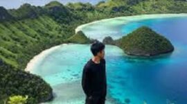 Contoh hasil prompt foto di raja ampat