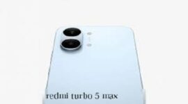 Tampilan smartphone redmi turbo 5 max