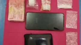 Barang bukti narkotika yang diamankan polres tebo dari pengedar yang diamankan