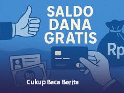 Cuma baca berita dan nonton video dapat saldo DANA Gratis