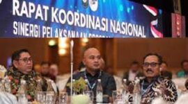 Bupati Tebo, Agus Rubiyanto saat menghadiri Rapat Koordinasi Nasional (Rakornas) Sinergi Pelaksanaan Program dan Kegiatan Urusan Pemerintahan Umum