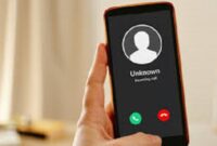 Ilustrasi telepon tak dikenal