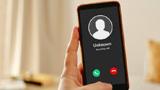 Ilustrasi telepon tak dikenal