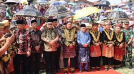 Walikota Sungai Penuh, Alfin saat menghadiri Kenduri Sko Luhah Depati Intan Sulak Mukai