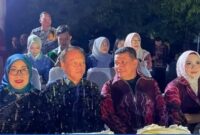 Wakil Wali Kota Sungai Penuh, Azhar Hamzah saat menghadiri Malam Apresiasi dan Pergelaran Busana Provinsi Jambi