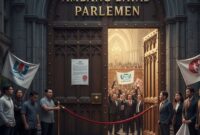 Ilustrasi wacana ambang batas parlemen 7 persen.