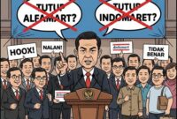 Ilutrasi DPR RI Angkat Bicara soal Wacana dukung penutupan gerai Alfamart Indomaret.