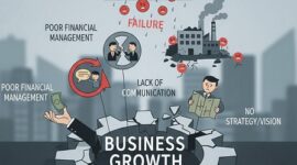 Ilustrasi kesalahan dalam berbisnis yang membuat usaha bangkrut
