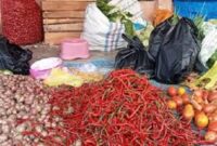 Harga cabai disejumlah pasar tradisional di Kerinci turun drastis
