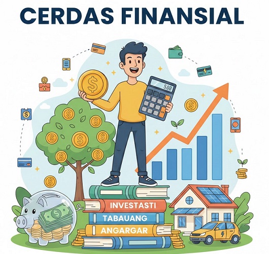 Ilustrasi cerdas finansial..