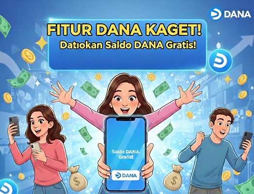 Cara klaim saldo DANA gratis dengan fitur DANA Kaget