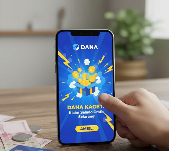 Dapat tambahan saldo DANA dengan fitur Dana Kaget