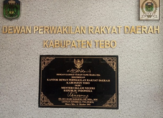 Foto ; Kantor DPRD Tebo