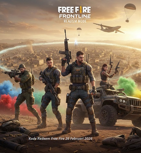 Buruan klaim, kode redeem Fire Fire 26 Februari 2026