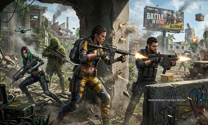 Segera klaim kode redeem Free Fire terbaru hari ini