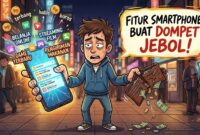 Ilustrasi fitur Smartphone yang bikin dompet jebol