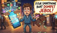 Ilustrasi fitur Smartphone yang bikin dompet jebol
