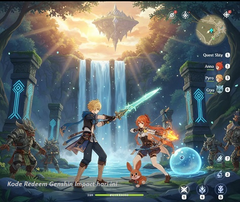 Jangan sampat terlewatkan kode redeem genshin impact hari ini