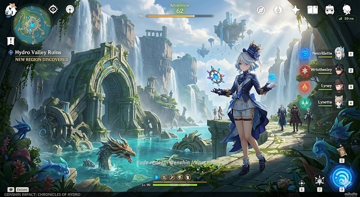 Segera kalim ,kode redeem genshin impact hari ini