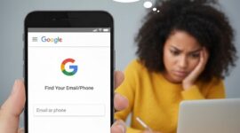 Ilustrasi lupa akun Google