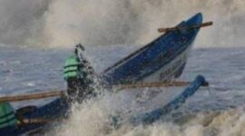 Ilustrasi Cuaca ekstrim diperairan Tanjabtim.(Sumber/Google)