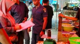 Operasi tera yang dilaksanakan Diskoperindag Bungo. (Sumber/Bungonews.net)