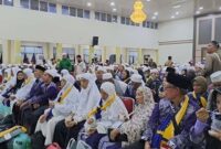 Prosesi keberangkatan Jamaah Haji Jambi tahun sebelumnya.