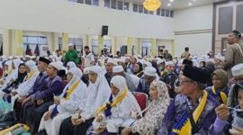Prosesi keberangkatan Jamaah Haji Jambi tahun sebelumnya.