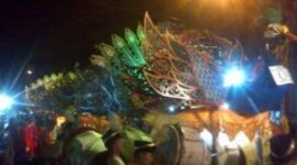 Festival arakan sahur yang dilaksanakan Pemkab Tanjabtim, beberapa tahun lalu