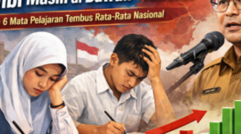 Ilustrasi Nilai TKA SMA dan SMK Provinsi Jambi dibawah Nilai Rata-rata Nasional.
