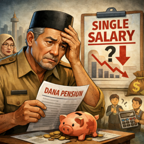 Ilustrasi singlesalari bagi Pensiunan Guru ASN