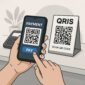 Ilustrasi pembayaran melalui Qris